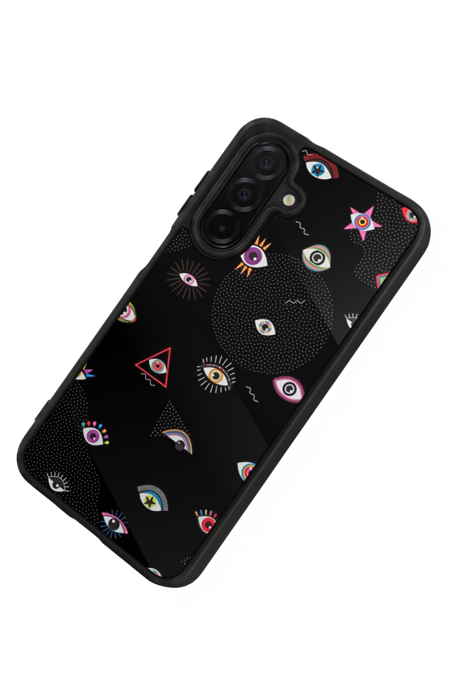 Samsung Galaxy A36 Uyumlu Göz Tasarımlı Glossy Premium Kılıf