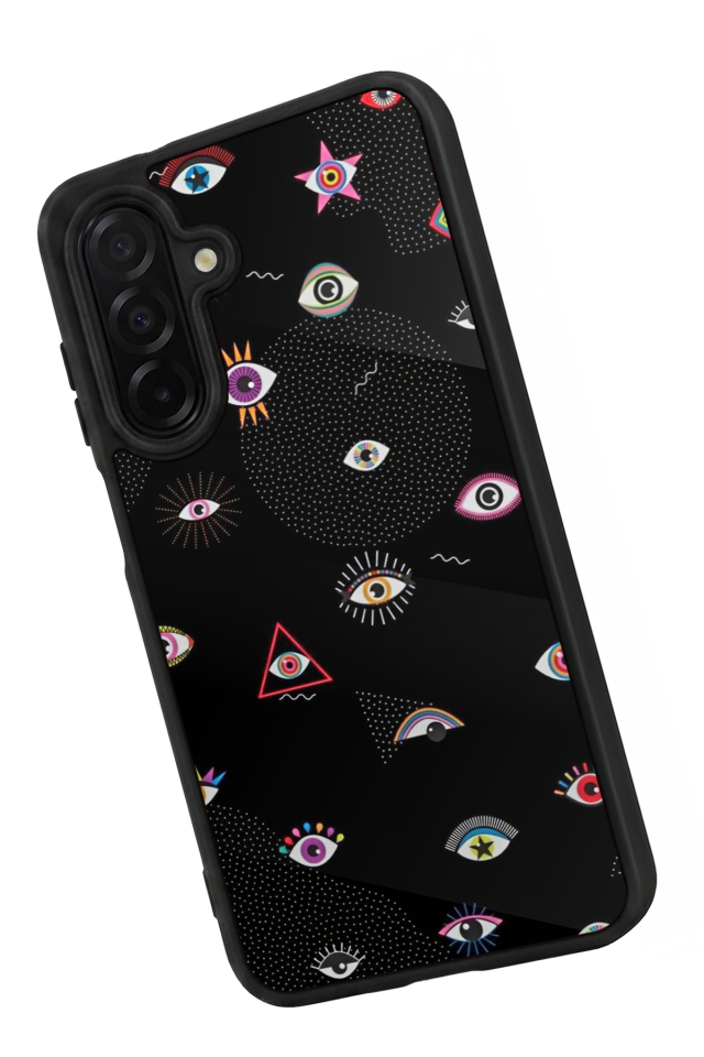 Samsung Galaxy A36 Uyumlu Göz Tasarımlı Glossy Premium Kılıf