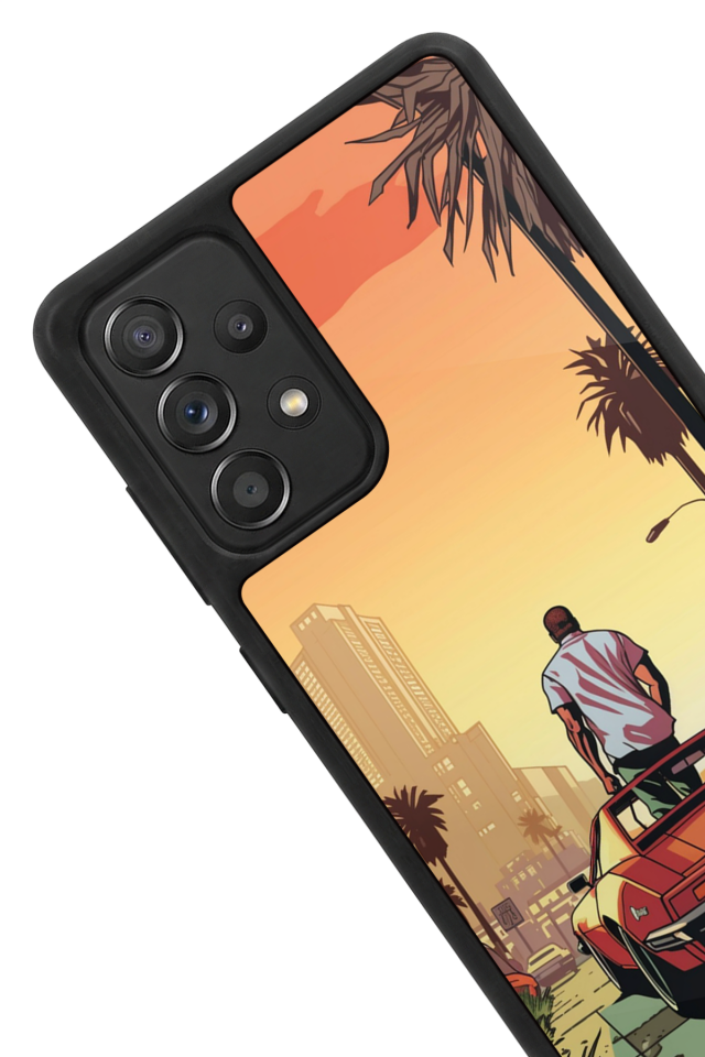 Samsung Galaxy A72 Uyumlu GTA Tasarımlı Glossy Premium Kılıf