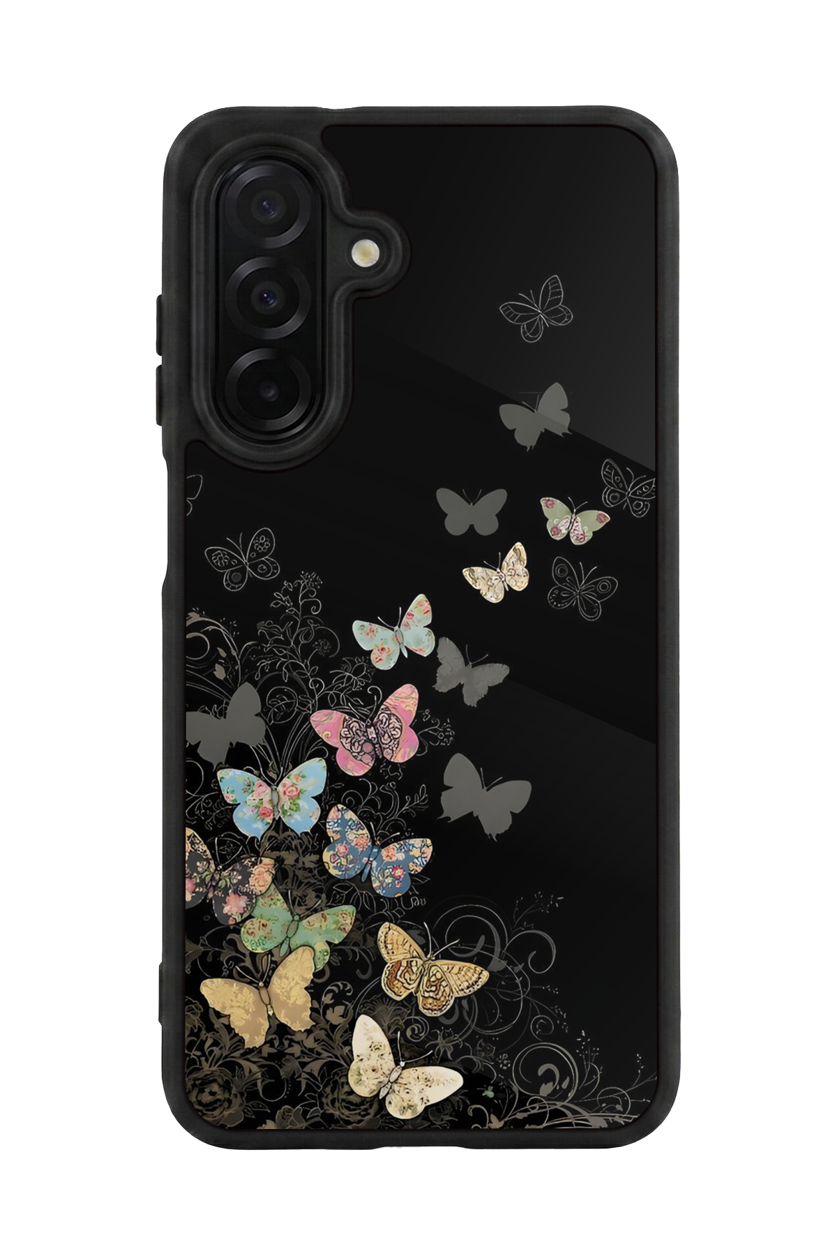 Samsung Galaxy A26 Uyumlu Kelebek Tasarımlı Glossy Premium Kılıf