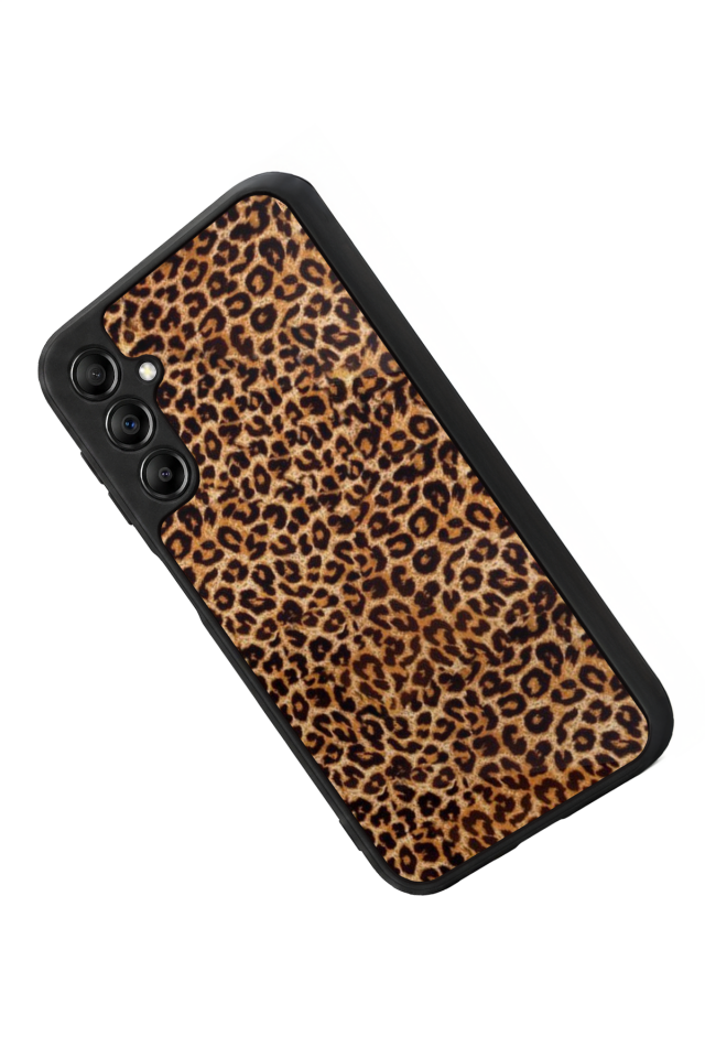 Samsung Galaxy A14 Uyumlu Leopar Tasarımlı Glossy Premium Kılıf