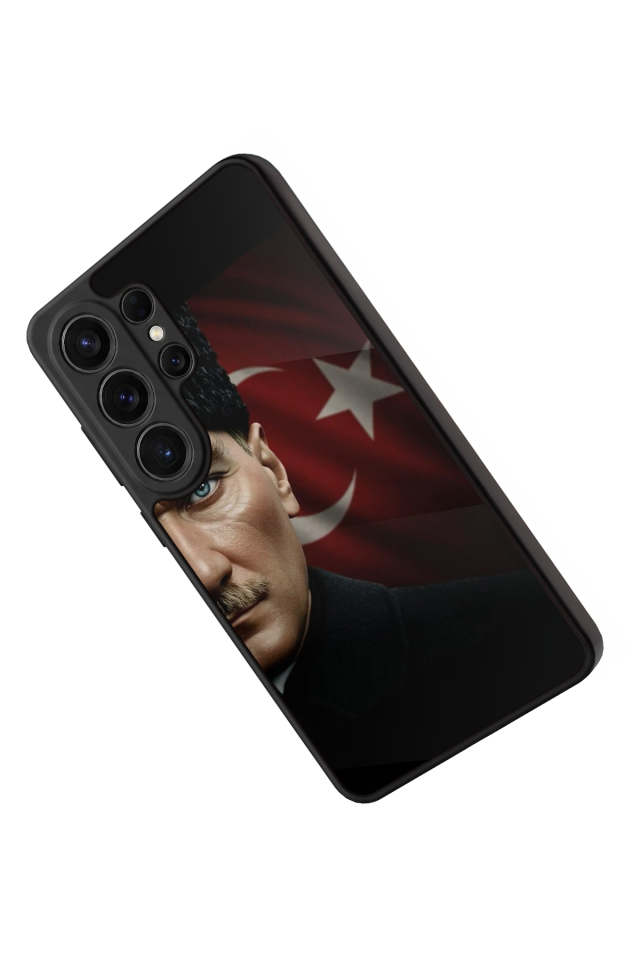 Samsung Galaxy S26 Ultra Uyumlu Mustafa Kemal Ataturk Tasarımlı Glossy Premium Kılıf