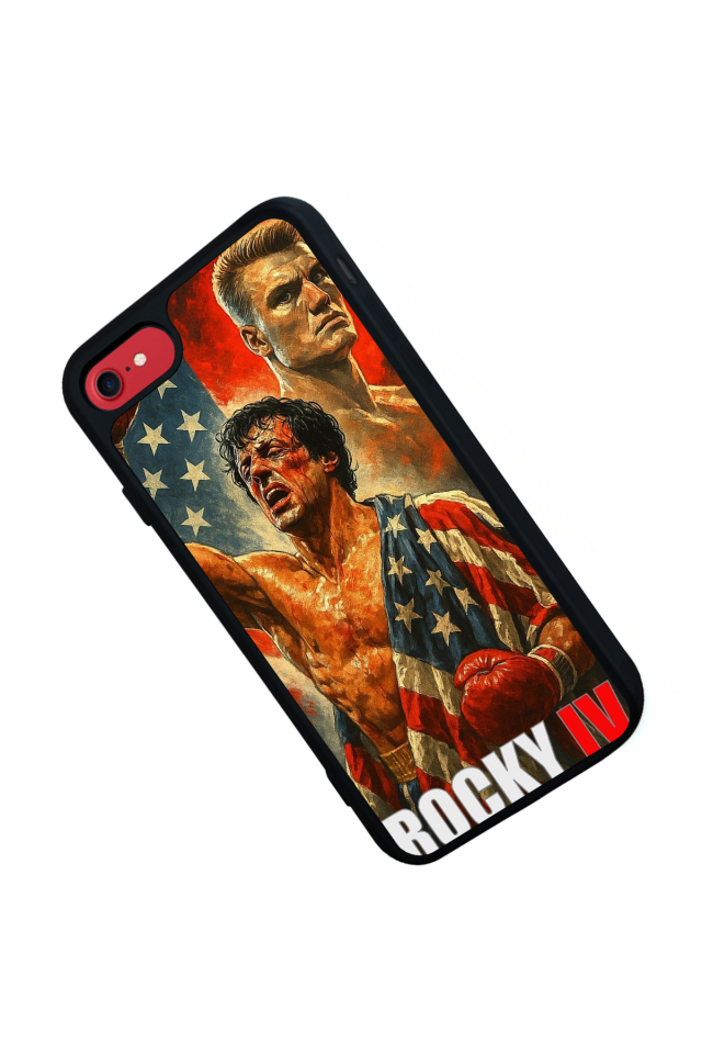iPhone SE Uyumlu Rocky Tasarımlı Glossy Premium Kılıf