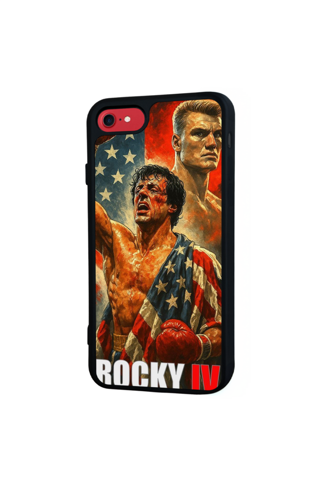 iPhone SE Uyumlu Rocky Tasarımlı Glossy Premium Kılıf