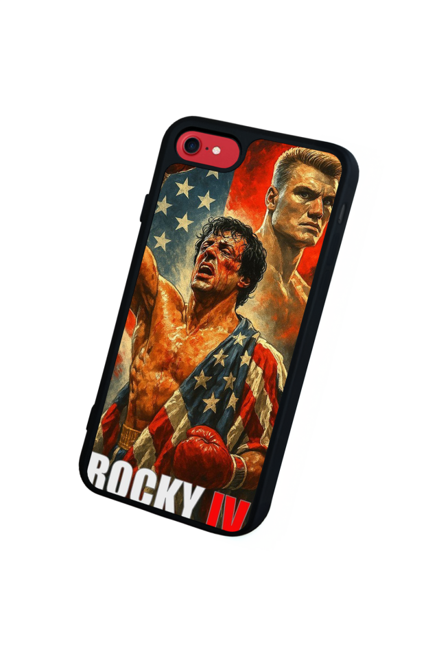 iPhone SE Uyumlu Rocky Tasarımlı Glossy Premium Kılıf
