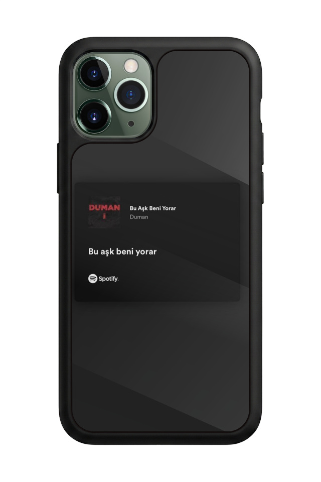 iPhone 11 Pro Uyumlu Sarki Sozleri Tasarımlı Glossy Premium Kılıf