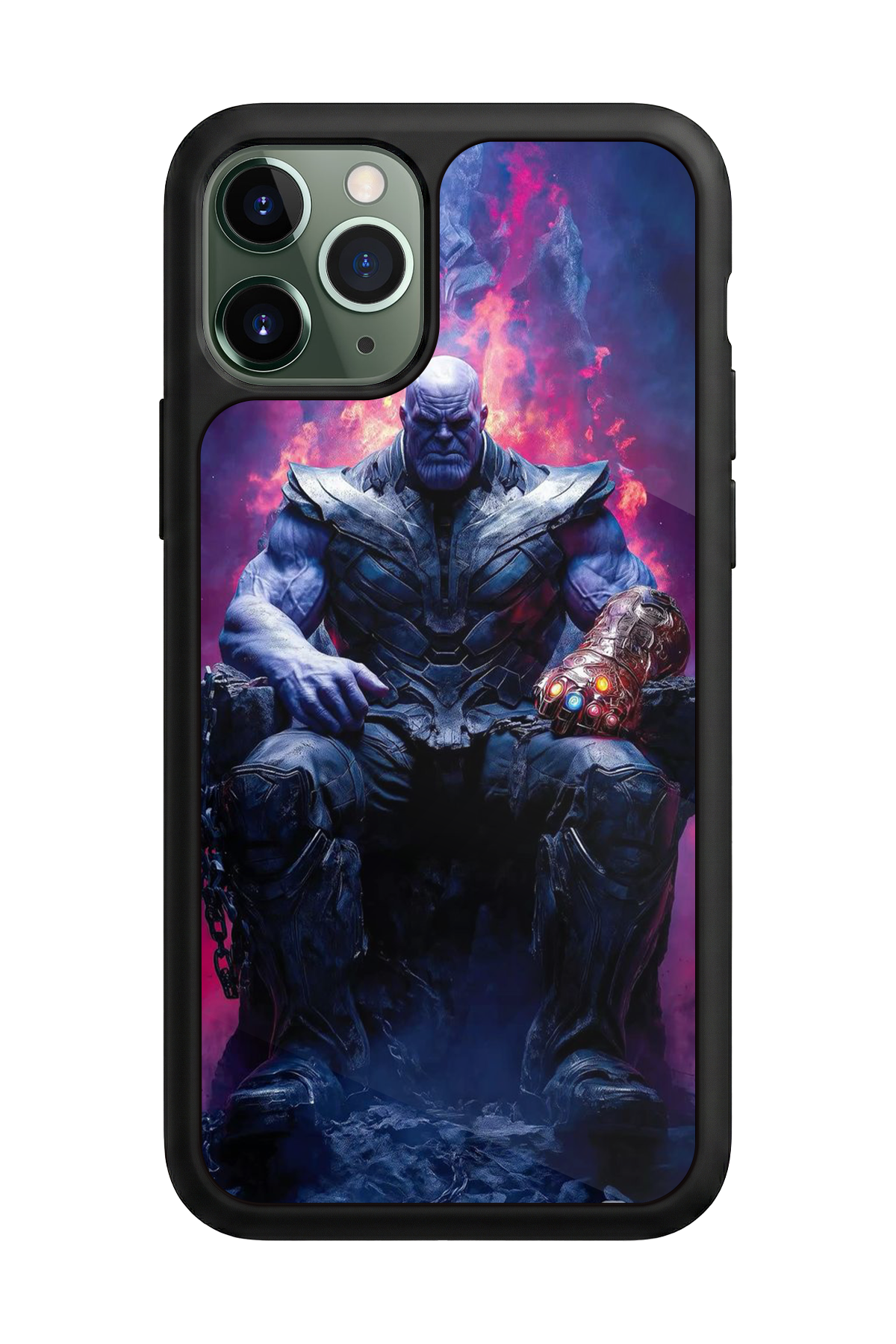 iPhone 11 Pro Max Uyumlu Thanos Tasarımlı Glossy Premium Kılıf