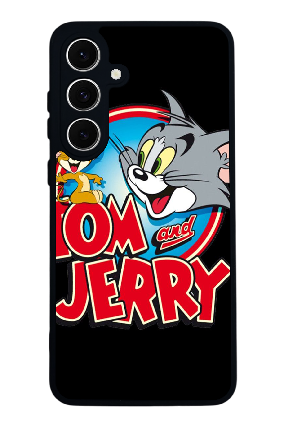 Samsung Galaxy S24 FE Uyumlu Tom And Jerry Tasarımlı Glossy Premium Kılıf