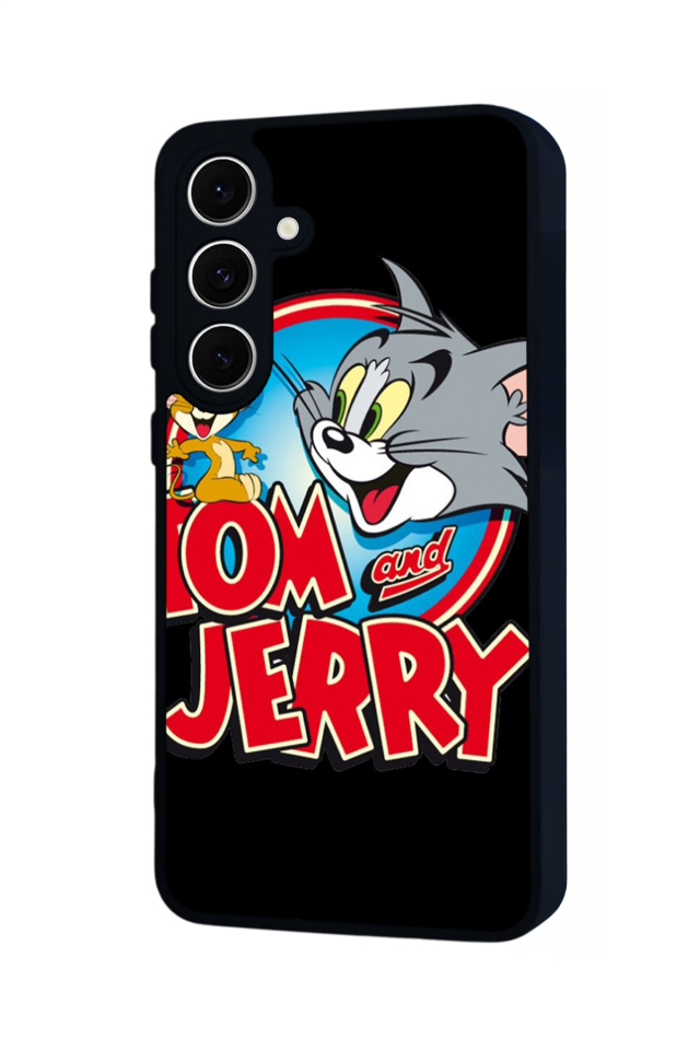 Samsung Galaxy S24 FE Uyumlu Tom And Jerry Tasarımlı Glossy Premium Kılıf