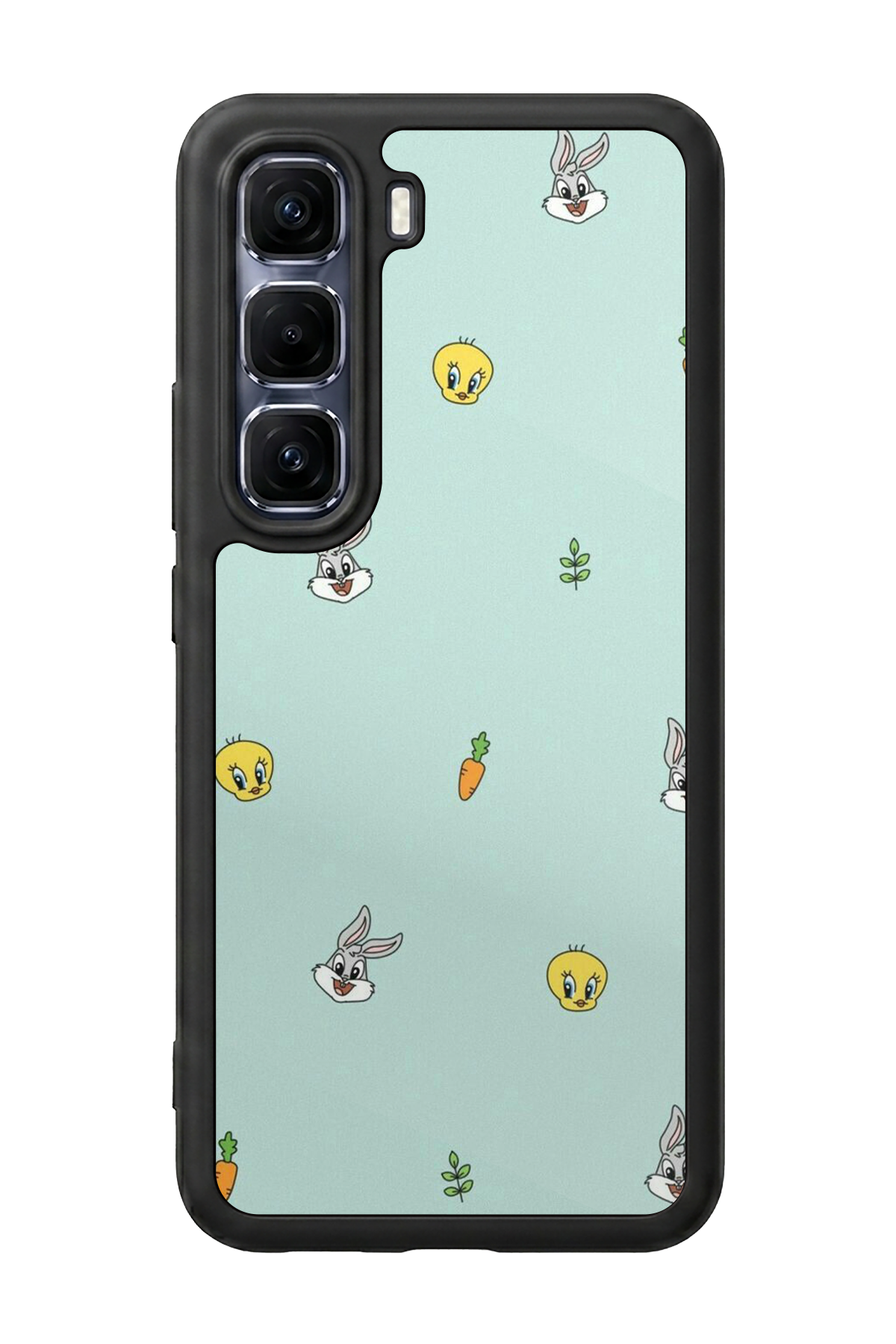 Infinix Hot 60 Pro Plus Uyumlu Tweety Tasarımlı Glossy Premium Kılıf