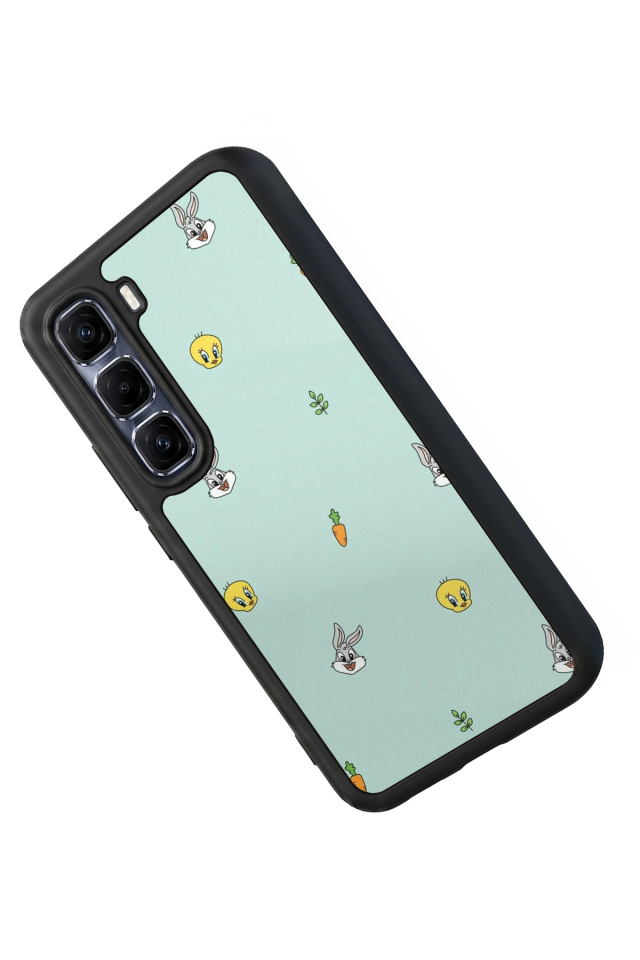 Infinix Hot 60 Pro Plus Uyumlu Tweety Tasarımlı Glossy Premium Kılıf
