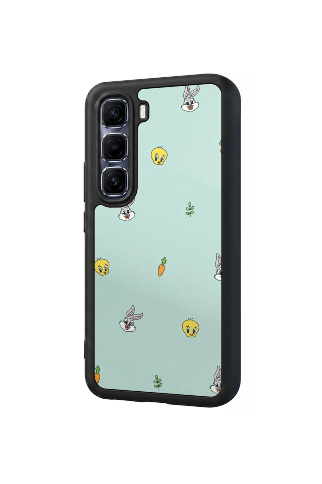 Infinix Hot 60 Pro Plus Uyumlu Tweety Tasarımlı Glossy Premium Kılıf