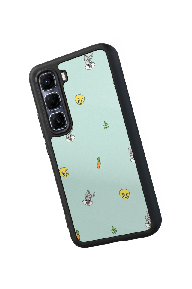 Infinix Hot 60 Pro Plus Uyumlu Tweety Tasarımlı Glossy Premium Kılıf