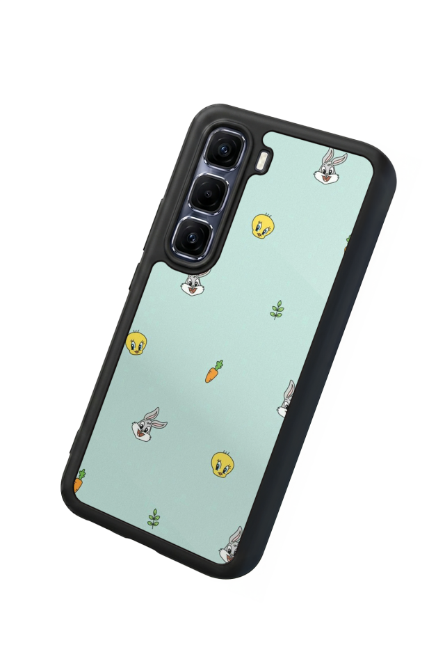 Infinix Hot 60 Pro Plus Uyumlu Tweety Tasarımlı Glossy Premium Kılıf