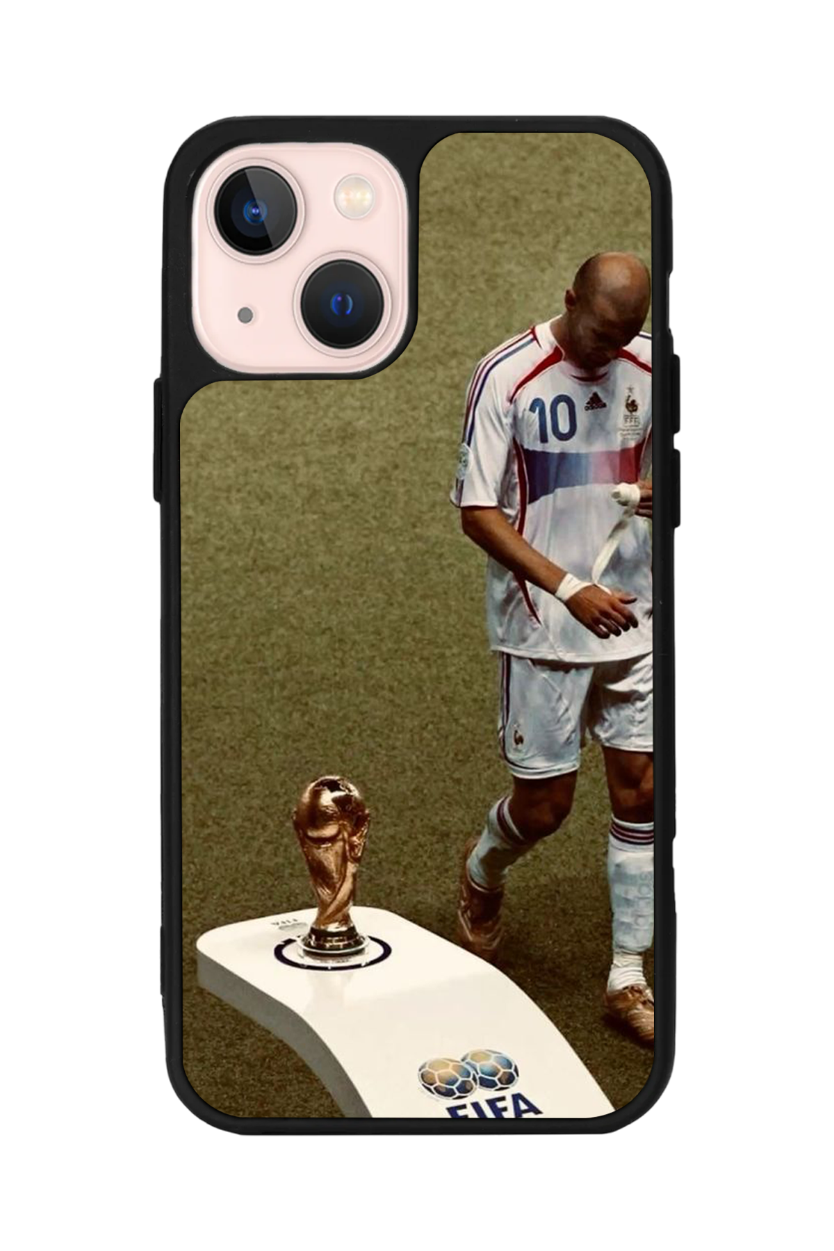 iPhone 14 Plus Uyumlu Zidane Tasarımlı Glossy Premium Kılıf