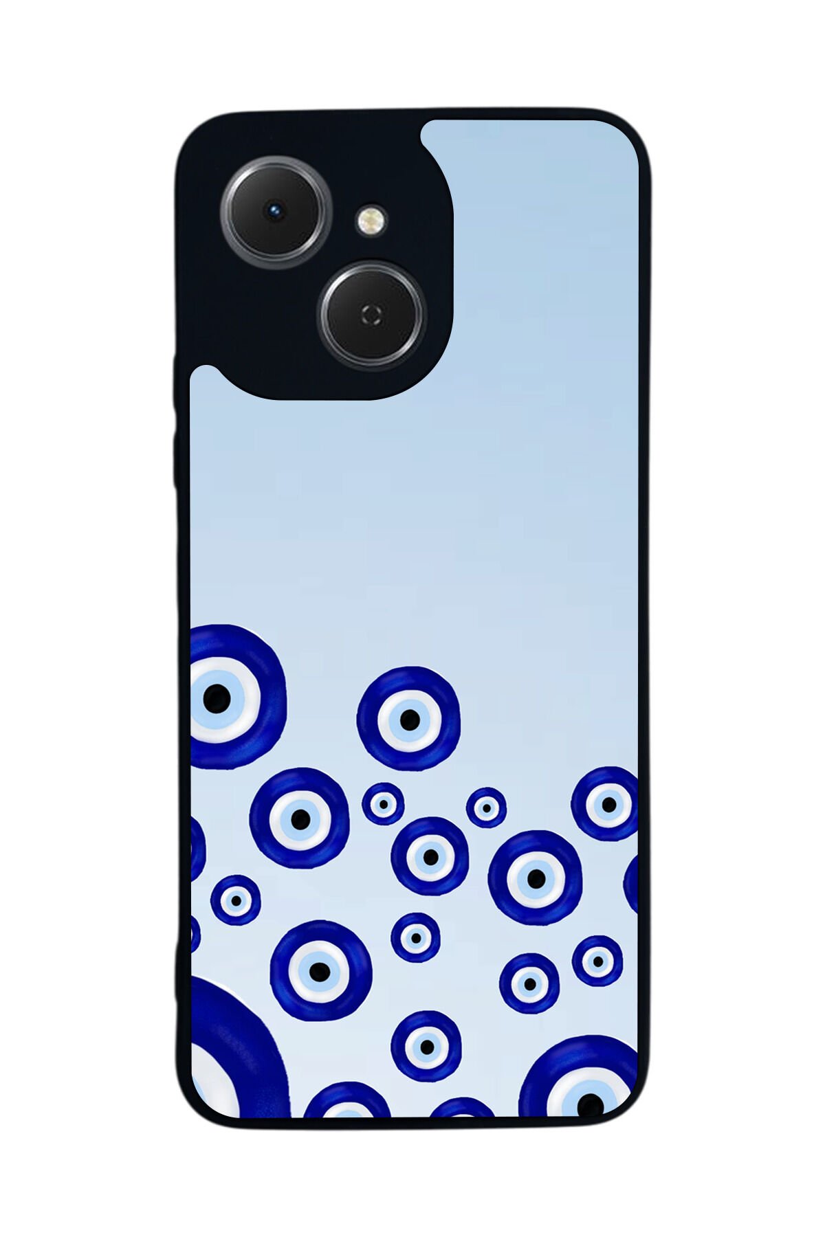 Tecno Spark 40C Uyumlu Nazar Tasarımlı Glossy Premium Kılıf