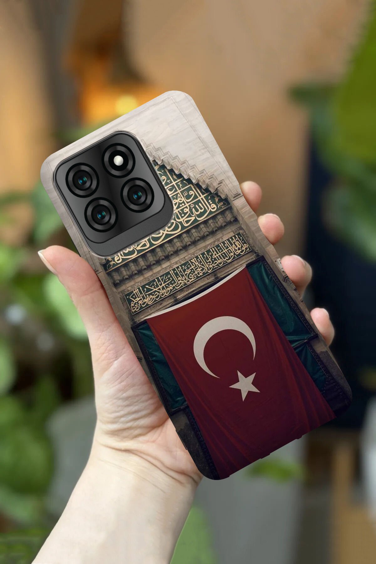 Reeder S71 Uyumlu Kamera Korumalı Osmanlı Desenli HD Baskılı Silikon Kılıf