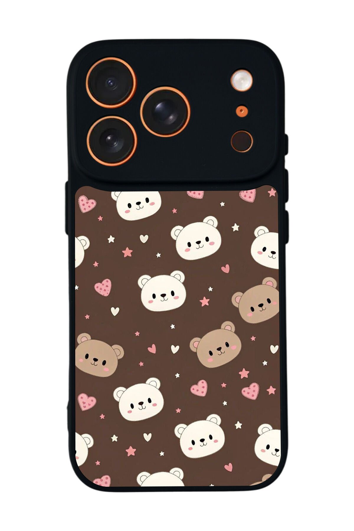 iPhone 17 Pro Max Uyumlu Ayı Tasarımlı Glossy Premium Kılıf