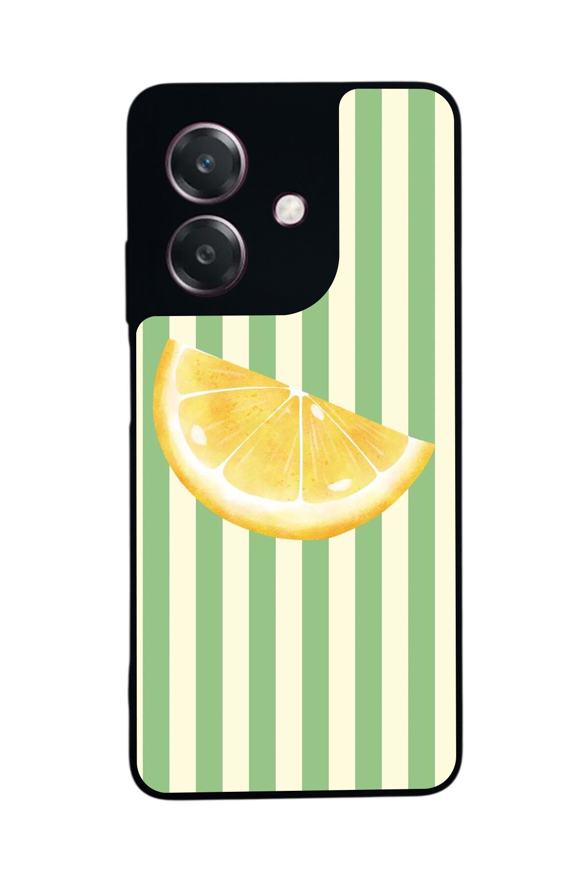 Oppo A3 5G Uyumlu Limon Tasarımlı Glossy Premium Kılıf