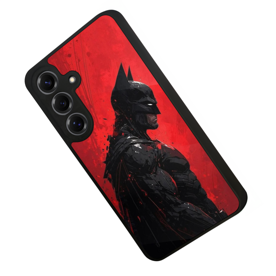 Samsung Galaxy S25 Uyumlu Batman Tasarımlı Glossy Premium Kılıf