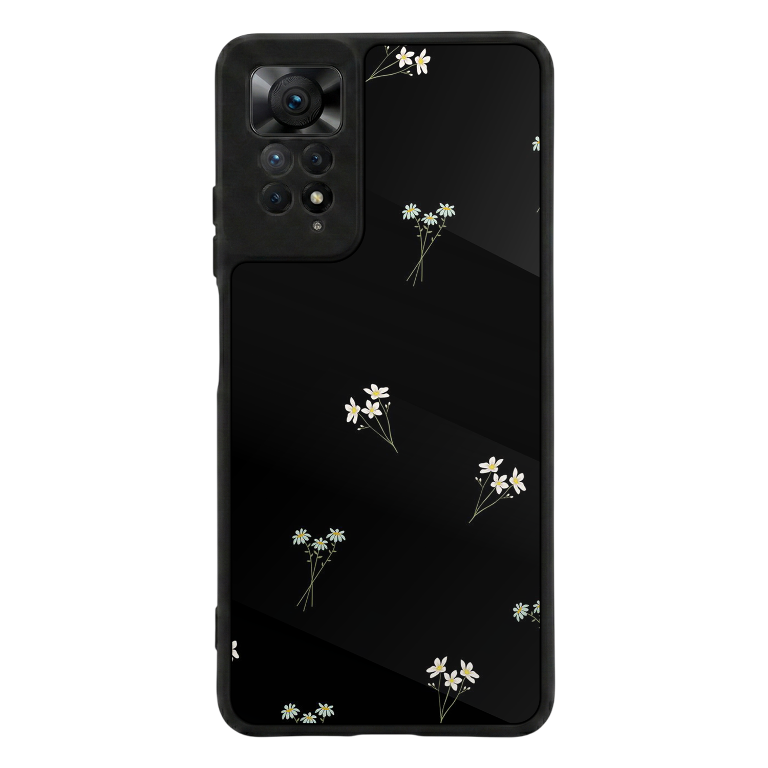 Xiaomi Redmi Note 11 Pro Uyumlu Cicek Tasarımlı Glossy Premium Kılıf