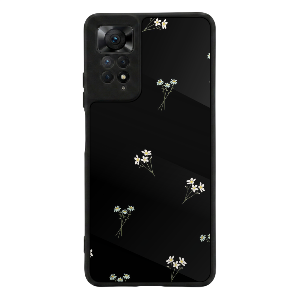 Xiaomi Redmi Note 11 Pro Uyumlu Cicek Tasarımlı Glossy Premium Kılıf