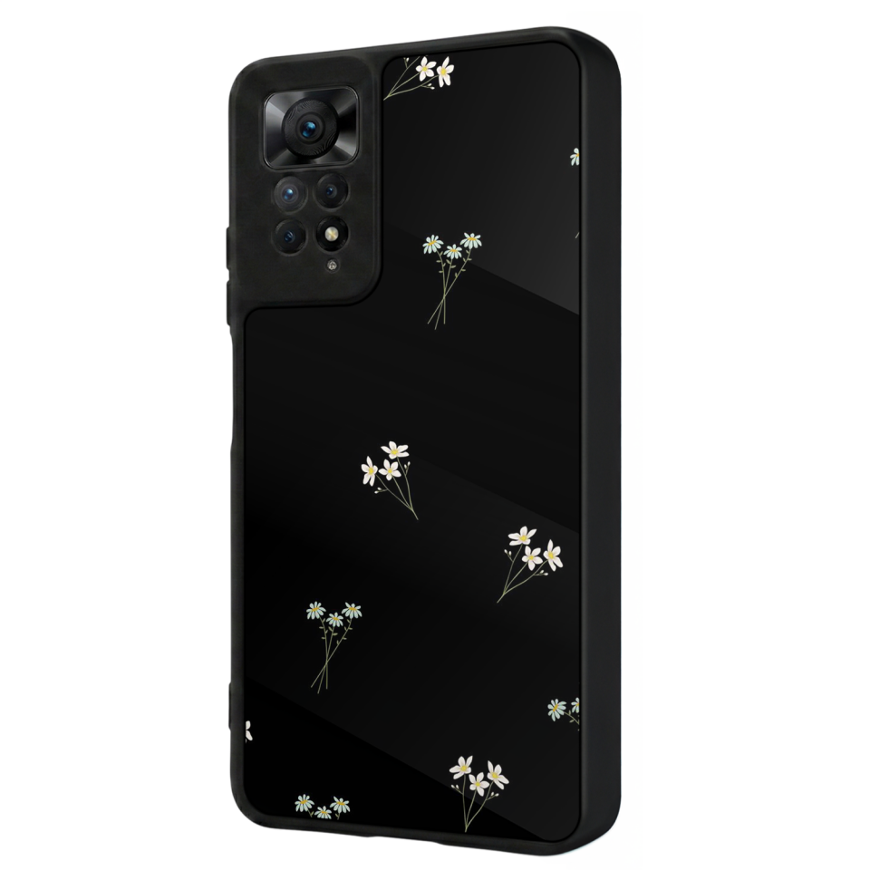 Xiaomi Redmi Note 11 Pro Uyumlu Cicek Tasarımlı Glossy Premium Kılıf