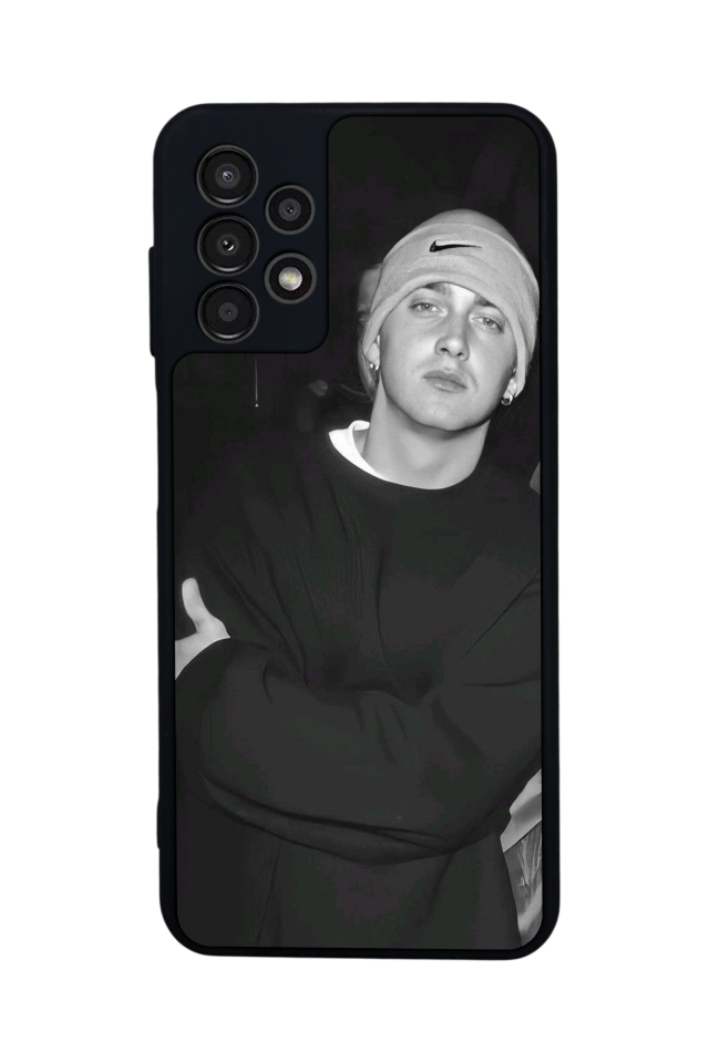 Samsung Galaxy A23 Uyumlu Eminem Tasarımlı Glossy Premium Kılıf