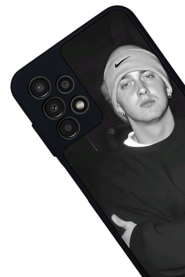 Samsung Galaxy A23 Uyumlu Eminem Tasarımlı Glossy Premium Kılıf