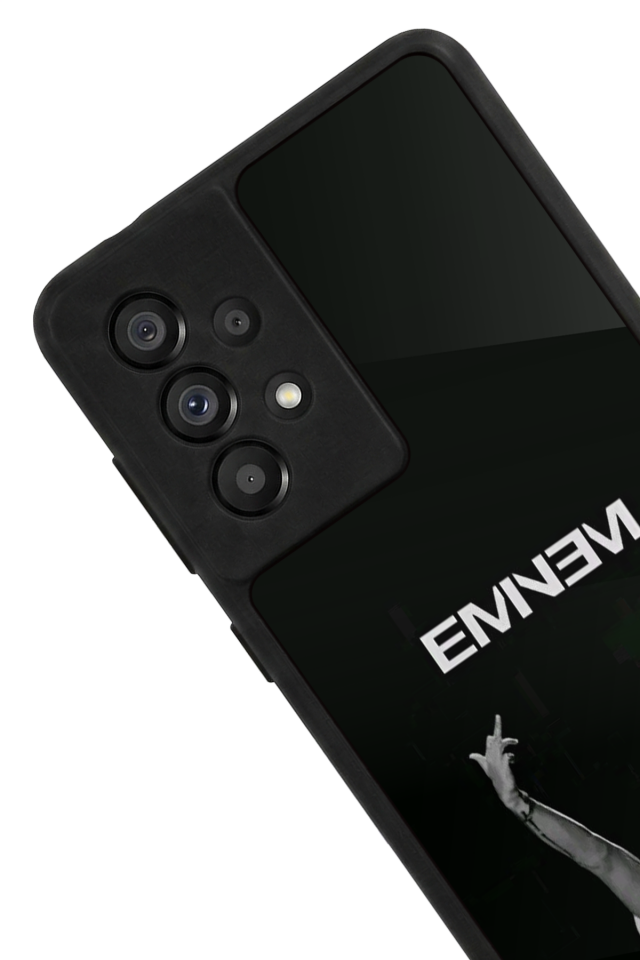 Samsung Galaxy A73 Uyumlu Eminem Tasarımlı Glossy Premium Kılıf