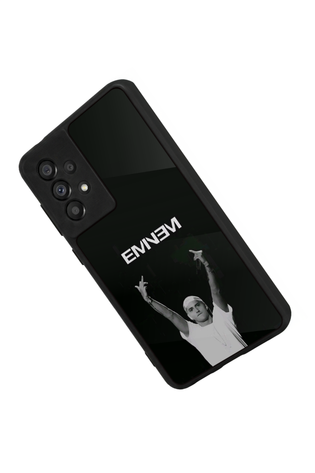 Samsung Galaxy A73 Uyumlu Eminem Tasarımlı Glossy Premium Kılıf