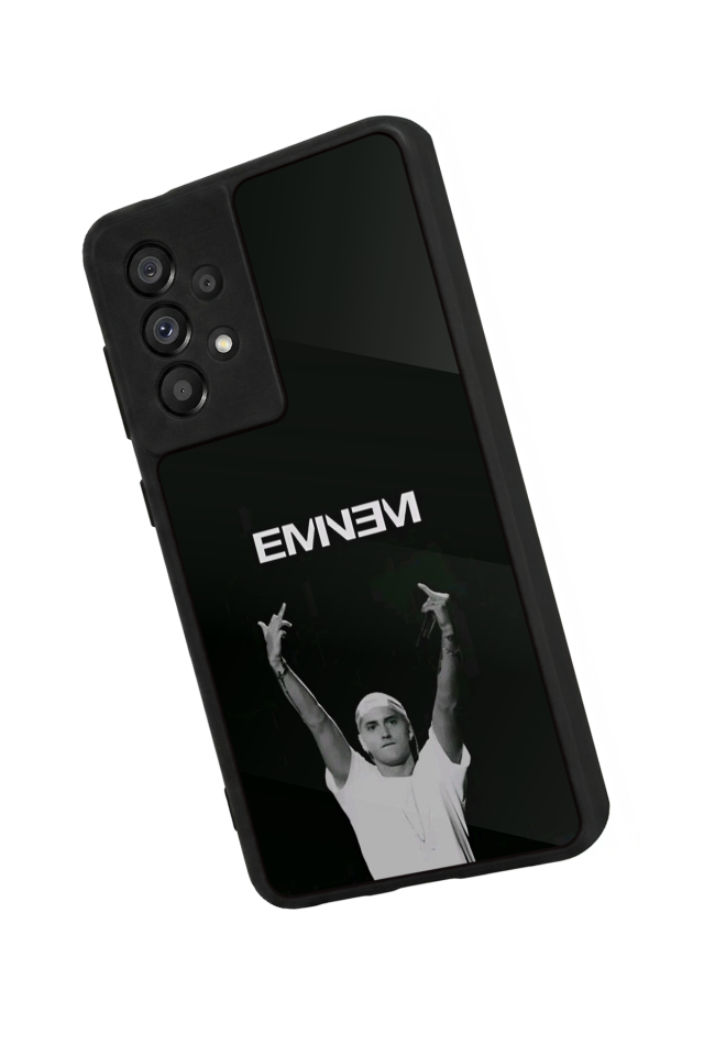 Samsung Galaxy A73 Uyumlu Eminem Tasarımlı Glossy Premium Kılıf