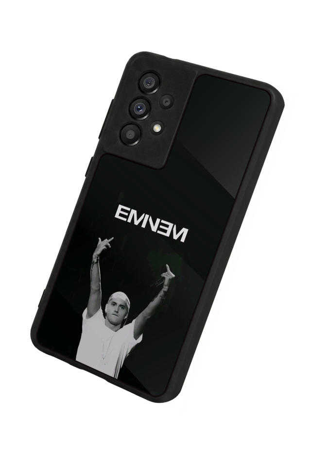 Samsung Galaxy A73 Uyumlu Eminem Tasarımlı Glossy Premium Kılıf