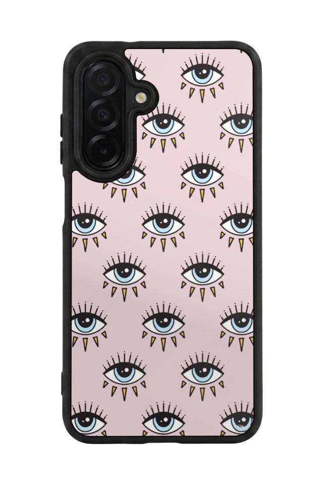 Samsung Galaxy A36 Uyumlu Göz Tasarımlı Glossy Premium Kılıf