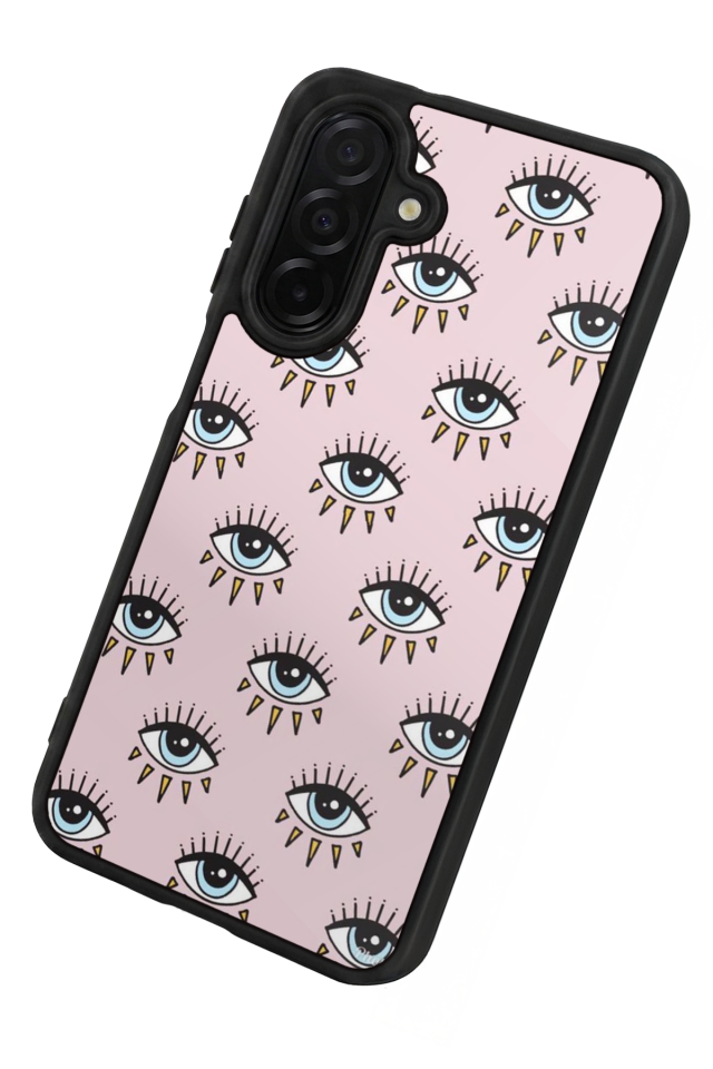 Samsung Galaxy A36 Uyumlu Göz Tasarımlı Glossy Premium Kılıf