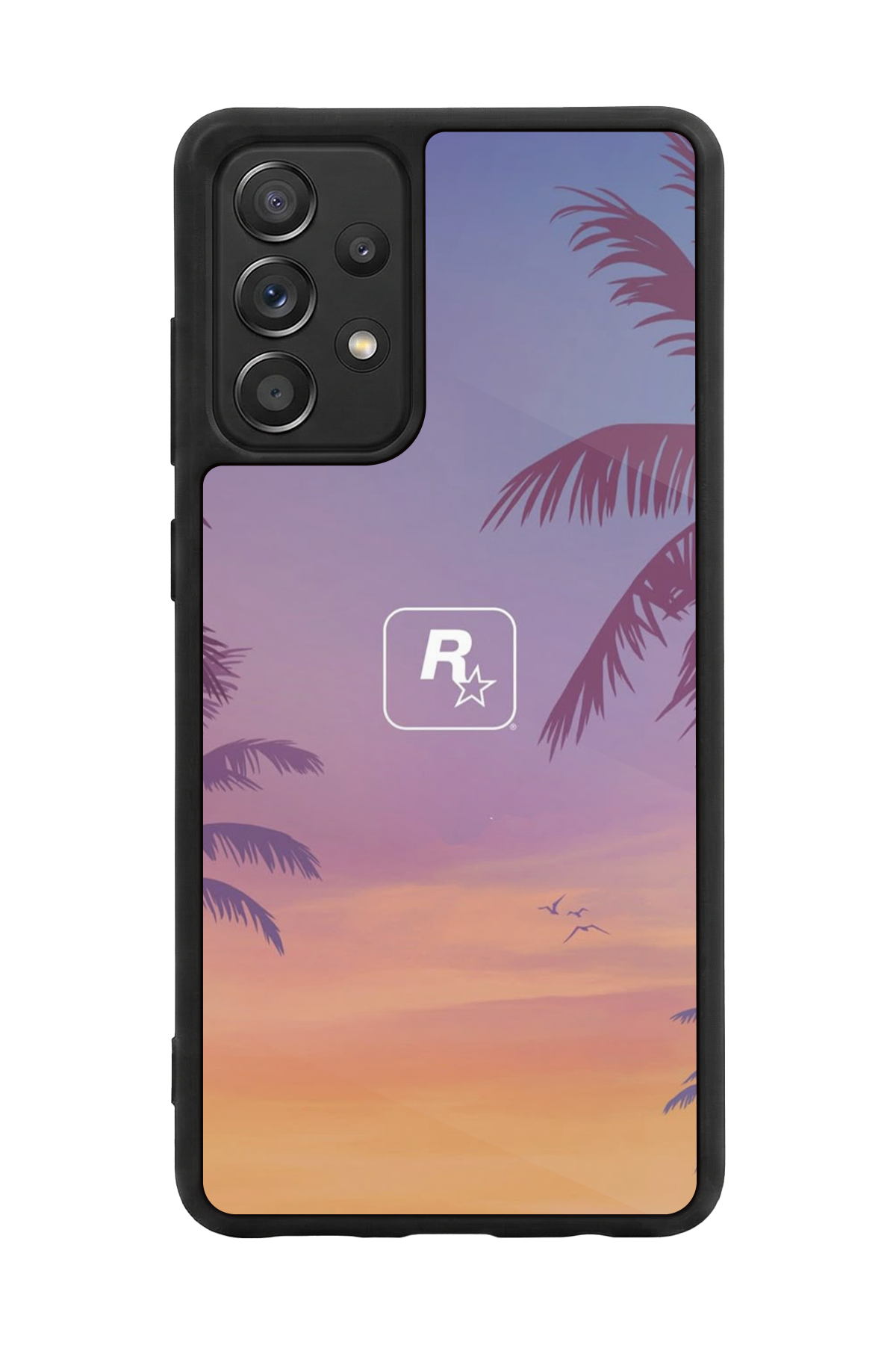 Samsung Galaxy A72 Uyumlu GTA Tasarımlı Glossy Premium Kılıf