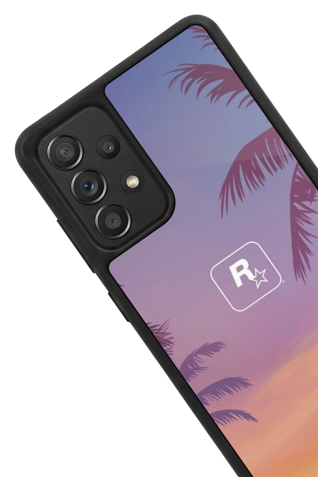 Samsung Galaxy A72 Uyumlu GTA Tasarımlı Glossy Premium Kılıf