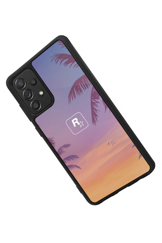 Samsung Galaxy A72 Uyumlu GTA Tasarımlı Glossy Premium Kılıf