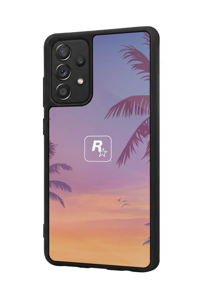 Samsung Galaxy A72 Uyumlu GTA Tasarımlı Glossy Premium Kılıf