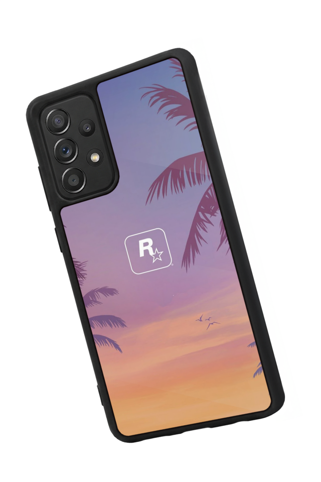 Samsung Galaxy A72 Uyumlu GTA Tasarımlı Glossy Premium Kılıf