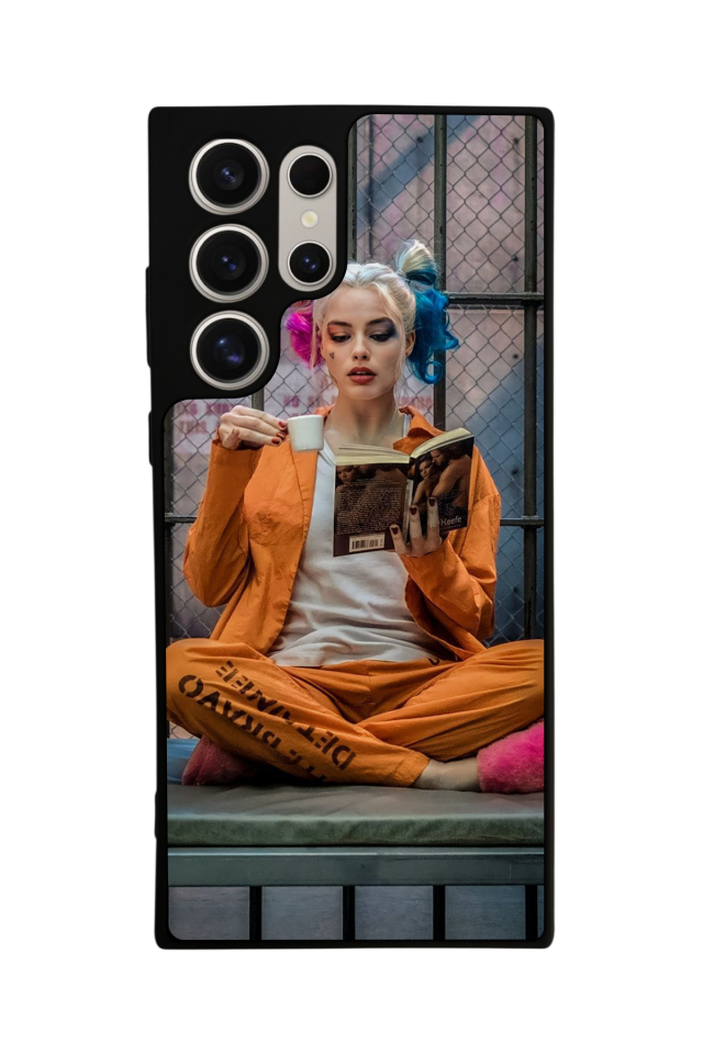 Samsung Galaxy S24 Ultra Uyumlu HarleyQueen Tasarımlı Glossy Premium Kılıf