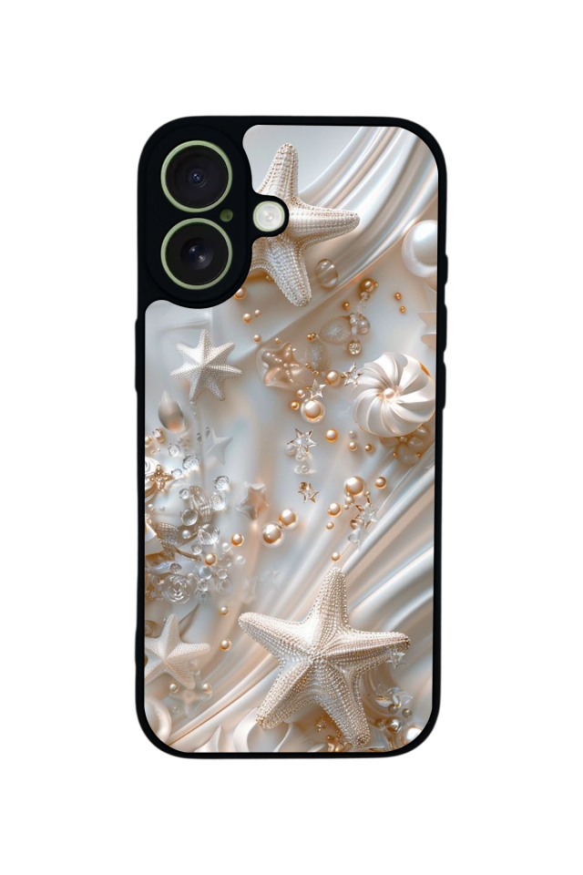 iPhone 17 Uyumlu  İnci Tasarımlı Glossy Premium Kılıf