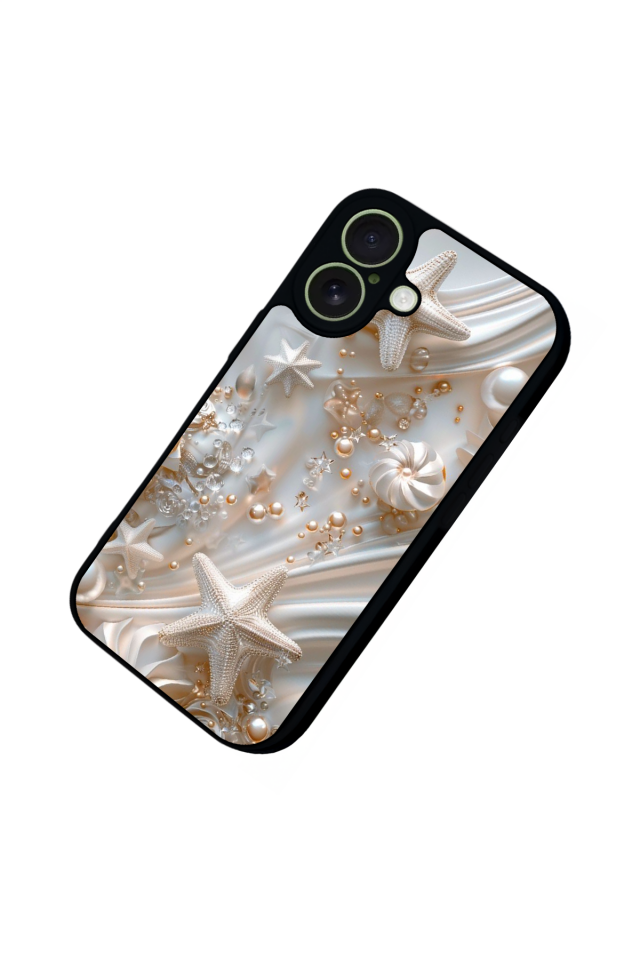 iPhone 17 Uyumlu  İnci Tasarımlı Glossy Premium Kılıf
