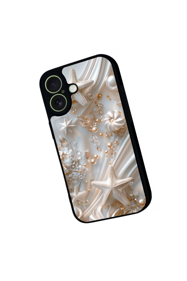 iPhone 17 Uyumlu  İnci Tasarımlı Glossy Premium Kılıf