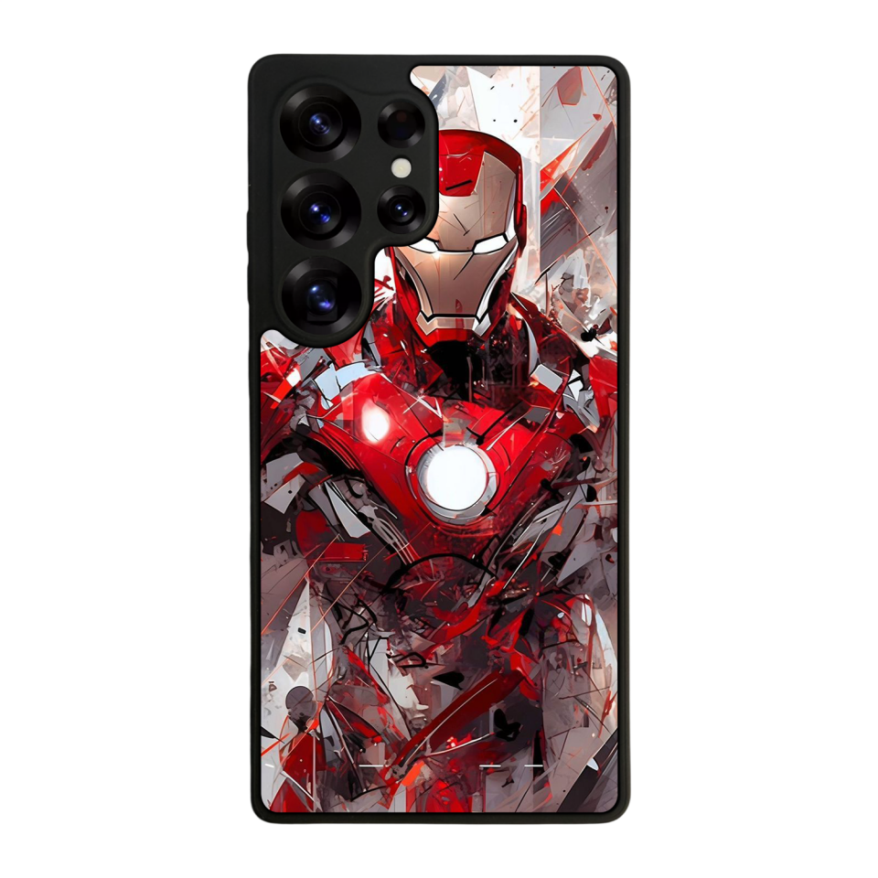 Samsung Galaxy S25 Ultra Uyumlu Iron Man ( Demir Adam ) Tasarımlı Glossy Premium Kılıf