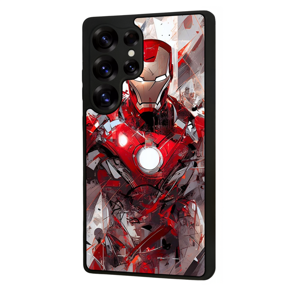 Samsung Galaxy S25 Ultra Uyumlu Iron Man ( Demir Adam ) Tasarımlı Glossy Premium Kılıf