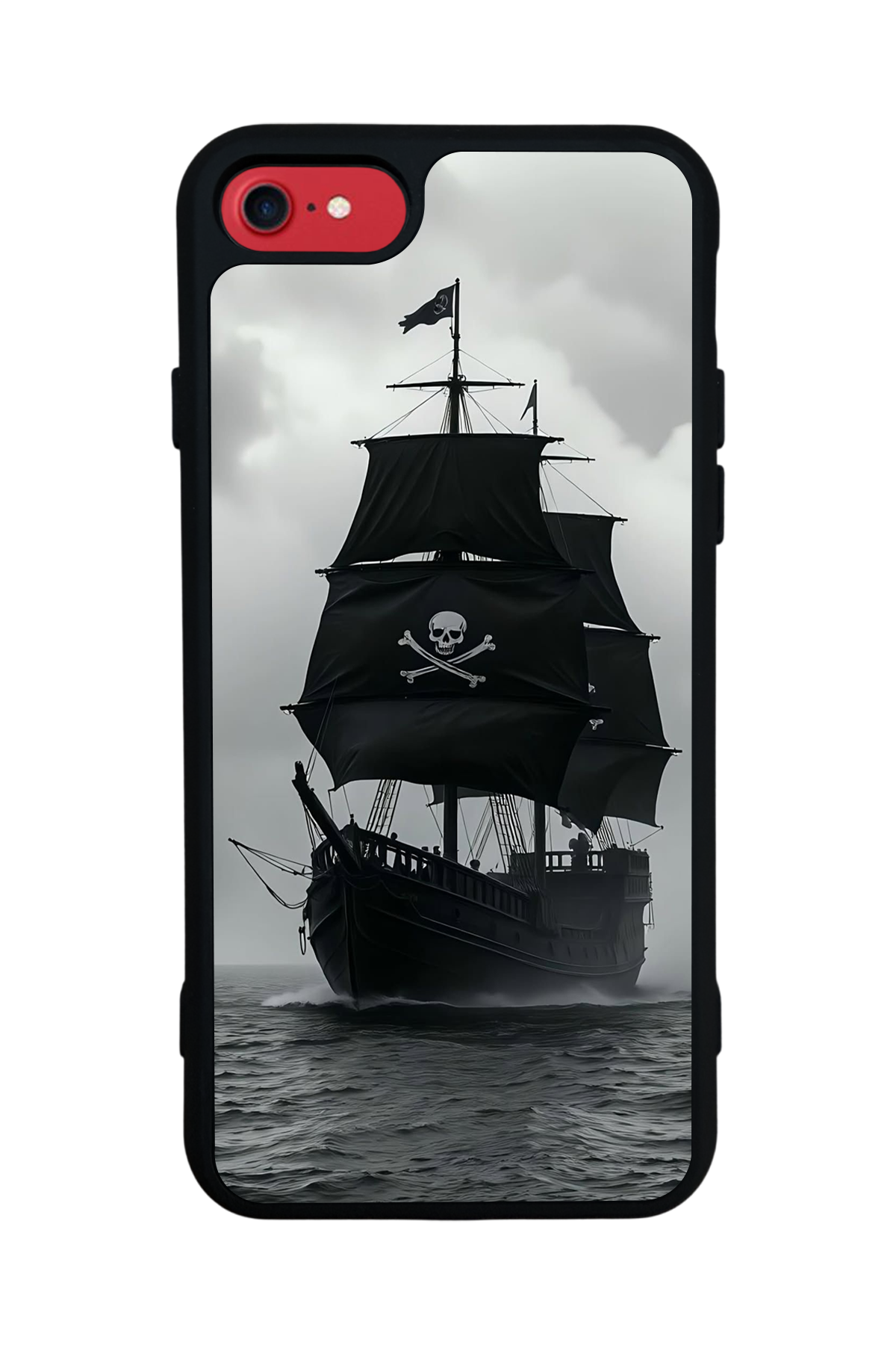 iPhone 7 Uyumlu Korsan Tasarımlı Glossy Premium Kılıf