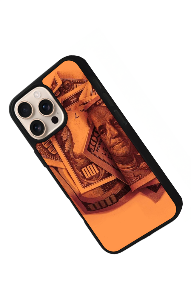 iPhone 16 Pro Max Uyumlu Money Para Tasarımlı Glossy Premium Kılıf