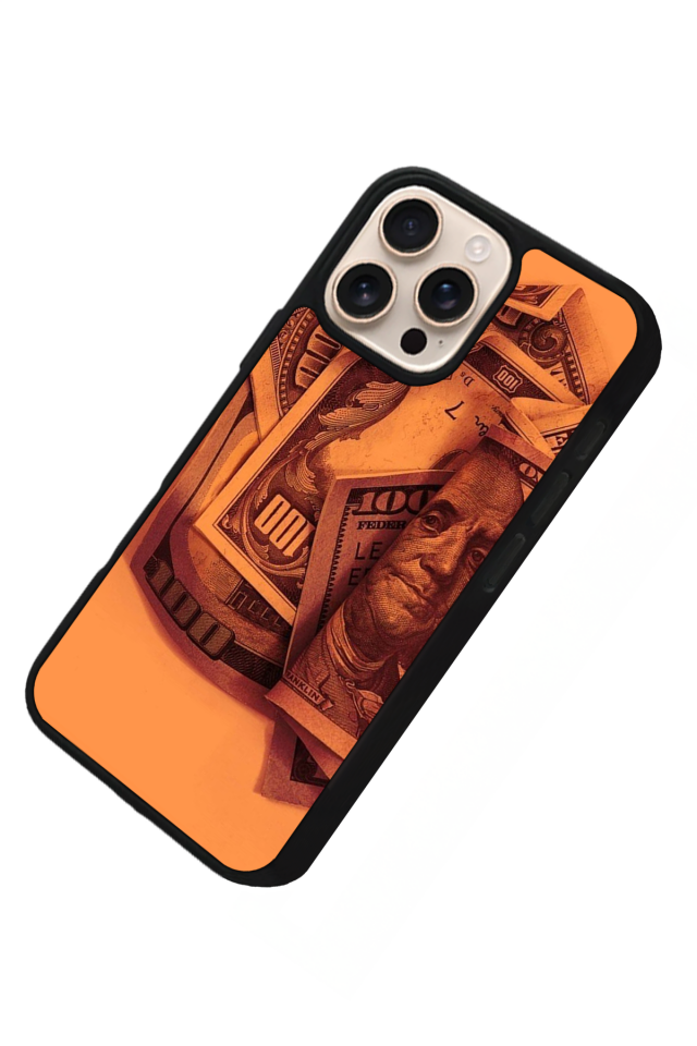 iPhone 16 Pro Max Uyumlu Money Para Tasarımlı Glossy Premium Kılıf