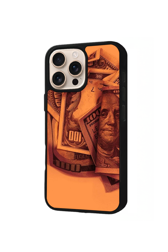 iPhone 16 Pro Max Uyumlu Money Para Tasarımlı Glossy Premium Kılıf